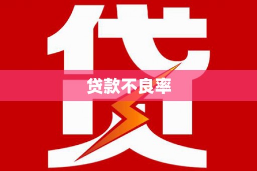 邵东贷款不良率