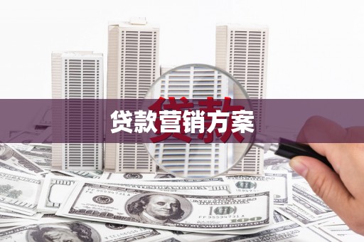 邵东贷款营销方案