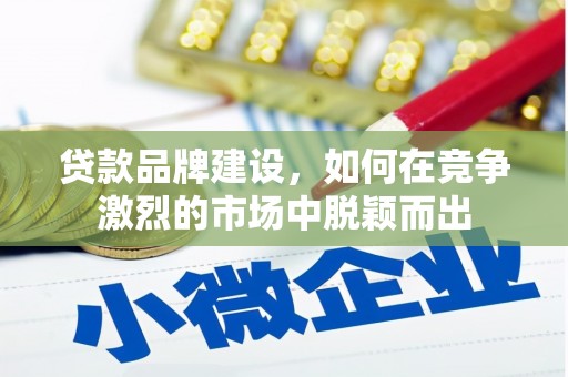 邵东贷款品牌建设，如何在竞争激烈的市场中脱颖而出