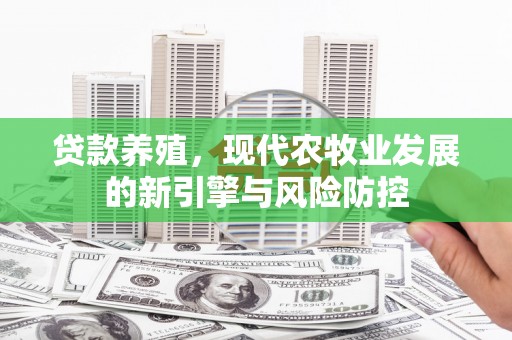 邵东贷款养殖，现代农牧业发展的新引擎与风险防控