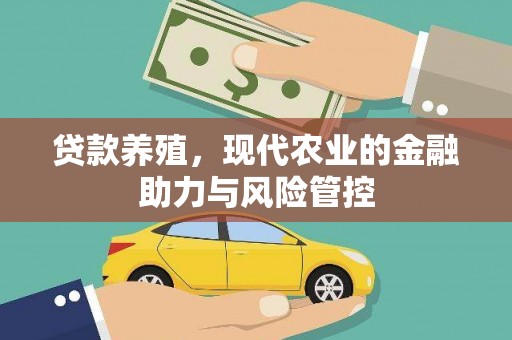 邵东贷款养殖，现代农业的金融助力与风险管控