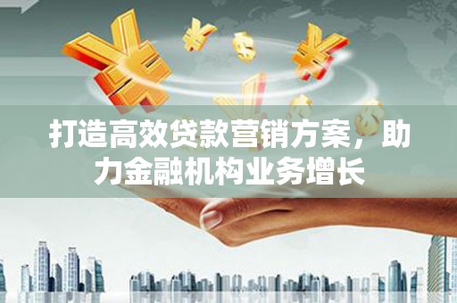 邵东打造高效贷款营销方案，助力金融机构业务增长