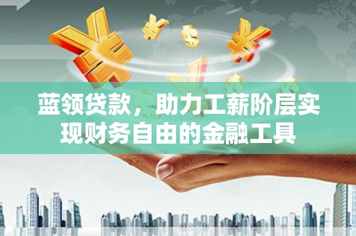 邵东蓝领贷款，助力工薪阶层实现财务自由的金融工具