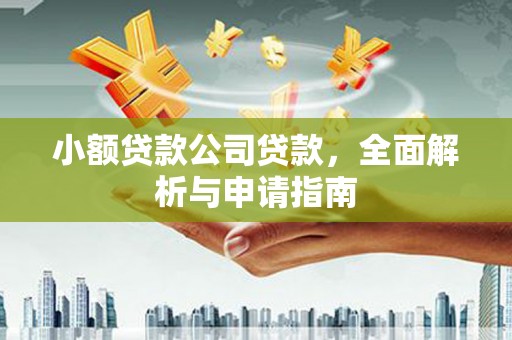 邵东小额贷款公司贷款，全面解析与申请指南