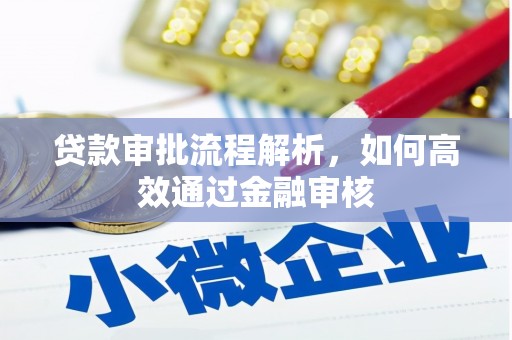 邵东贷款审批流程解析，如何高效通过金融审核