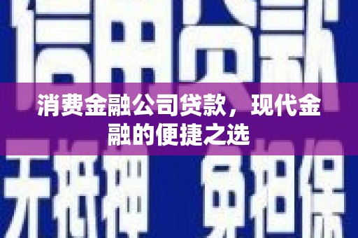 邵东消费金融公司贷款，现代金融的便捷之选
