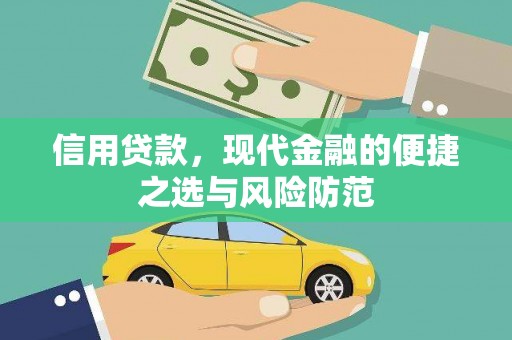邵东信用贷款，现代金融的便捷之选与风险防范