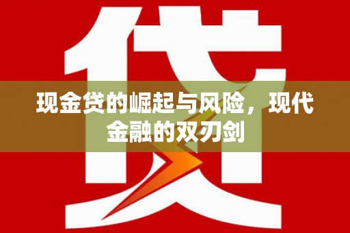邵东现金贷的崛起与风险，现代金融的双刃剑