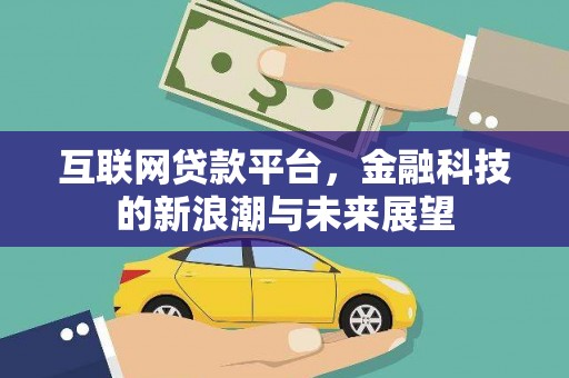 邵东互联网贷款平台，金融科技的新浪潮与未来展望