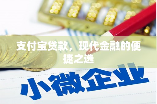 邵东支付宝贷款，现代金融的便捷之选