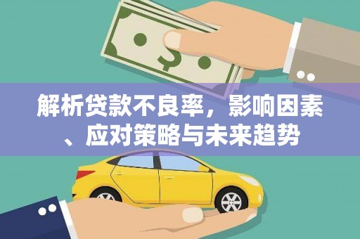 邵东解析贷款不良率，影响因素、应对策略与未来趋势