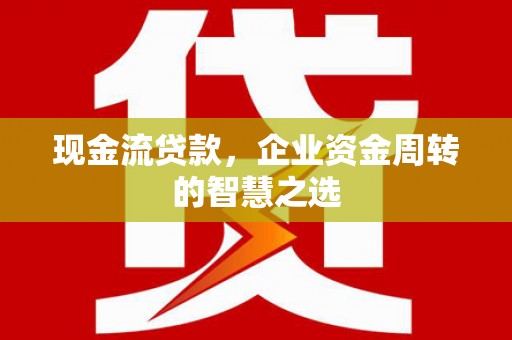 邵东现金流贷款，企业资金周转的智慧之选