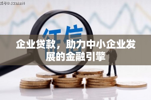 邵东企业贷款，助力中小企业发展的金融引擎
