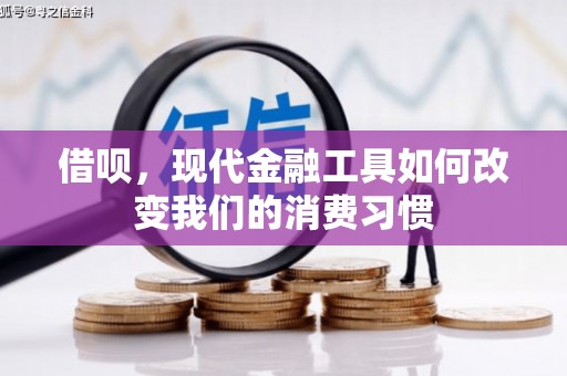 邵东借呗，现代金融工具如何改变我们的消费习惯