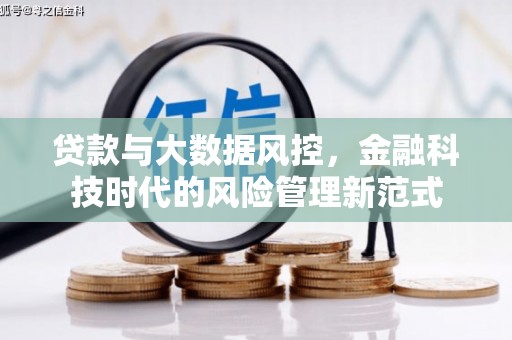 邵东贷款与大数据风控，金融科技时代的风险管理新范式