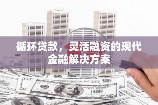 邵东循环贷款，灵活融资的现代金融解决方案