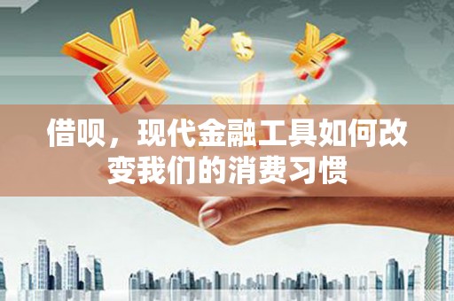 邵东借呗，现代金融工具如何改变我们的消费习惯