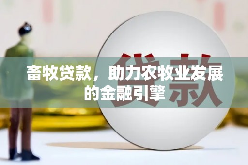 邵东畜牧贷款，助力农牧业发展的金融引擎