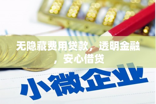 邵东无隐藏费用贷款，透明金融，安心借贷