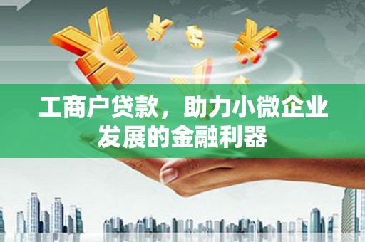 邵东工商户贷款，助力小微企业发展的金融利器