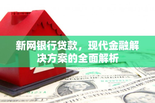 邵东新网银行贷款，现代金融解决方案的全面解析