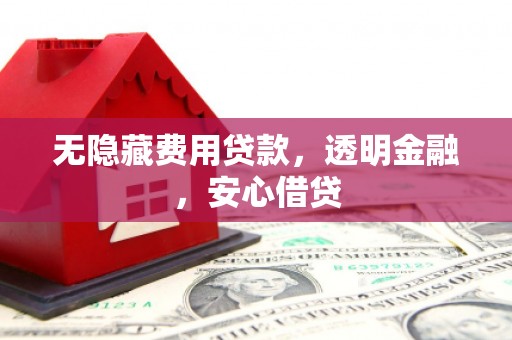 邵东无隐藏费用贷款，透明金融，安心借贷