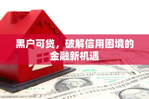 邵东黑户可贷，破解信用困境的金融新机遇
