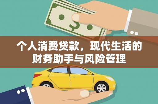 邵东个人消费贷款，现代生活的财务助手与风险管理