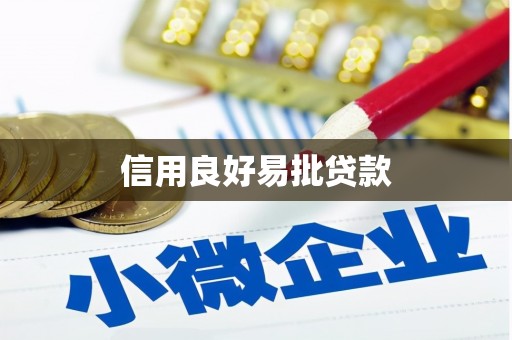邵东信用良好易批贷款