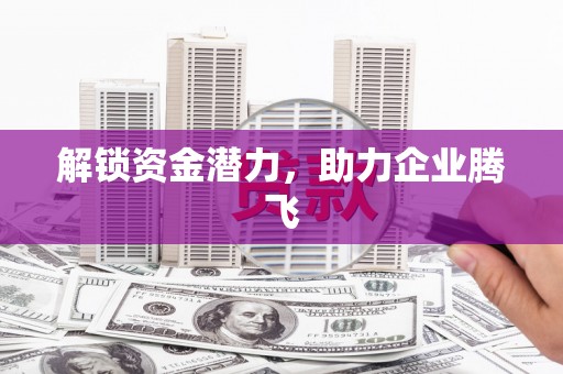 邵东解锁资金潜力，助力企业腾飞