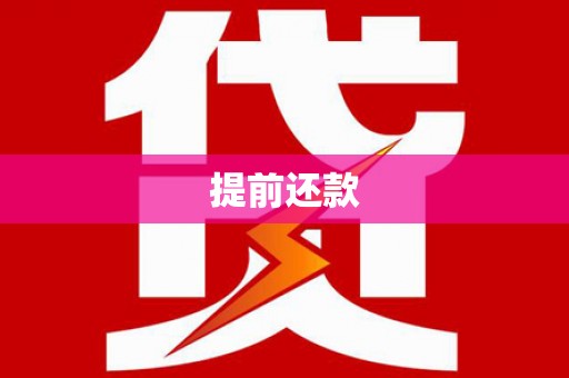 邵东提前还款