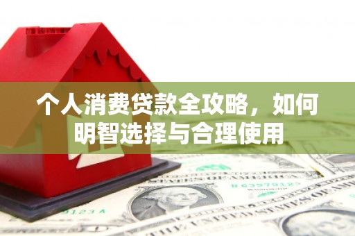 邵东个人消费贷款全攻略，如何明智选择与合理使用