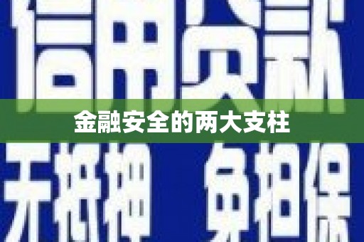 邵东金融安全的两大支柱