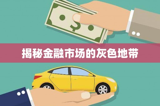 邵东揭秘金融市场的灰色地带