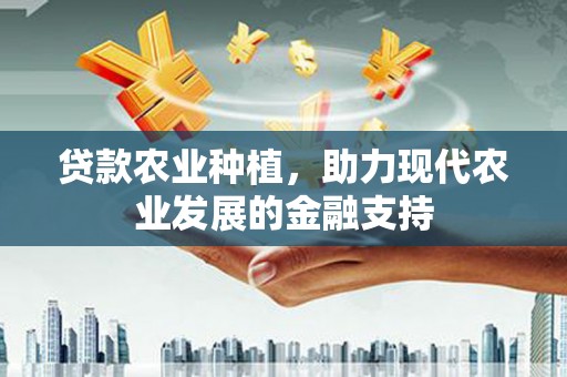邵东贷款农业种植，助力现代农业发展的金融支持